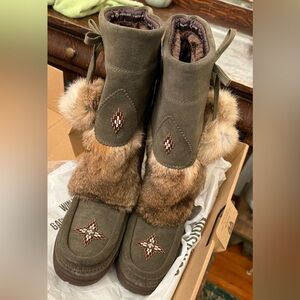 Waterproof Manitoba Mukluk Snowy Owl Dark Olive